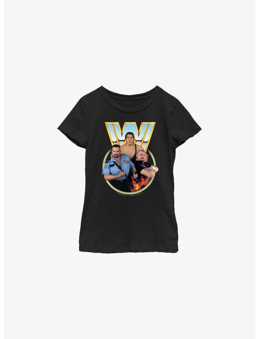 WWE Andre The Giant, Big Boss Man & Bam Bam Bigelow Youth Girls T-Shirt