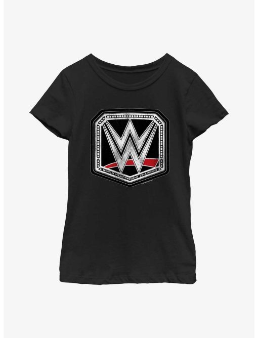 WWE Belt Logo Youth Girls T-Shirt