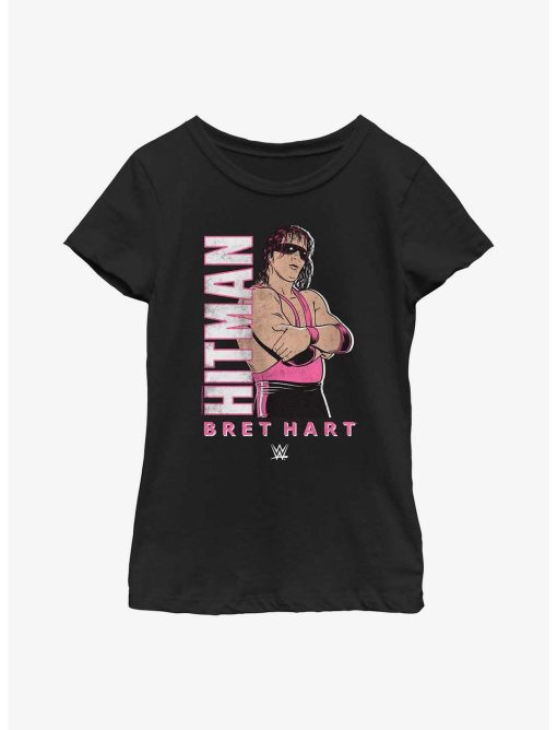 WWE Bret The Hitman Hart Youth Girls T-Shirt