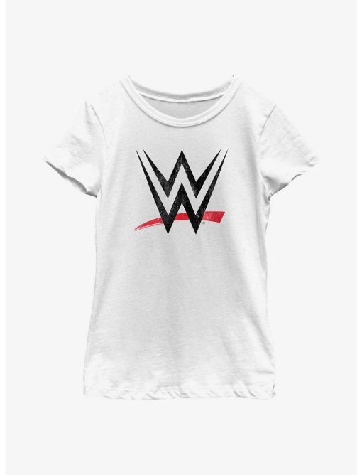 WWE Distressed Logo Youth Girls T-Shirt