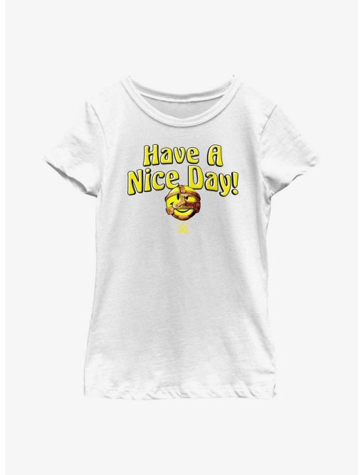 WWE Mick Foley Mankind Have A Nice Day! Icon Youth Girls T-Shirt