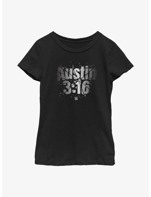 WWE Stone Cold Steve Austin 3:16 Logo Youth Girls T-Shirt