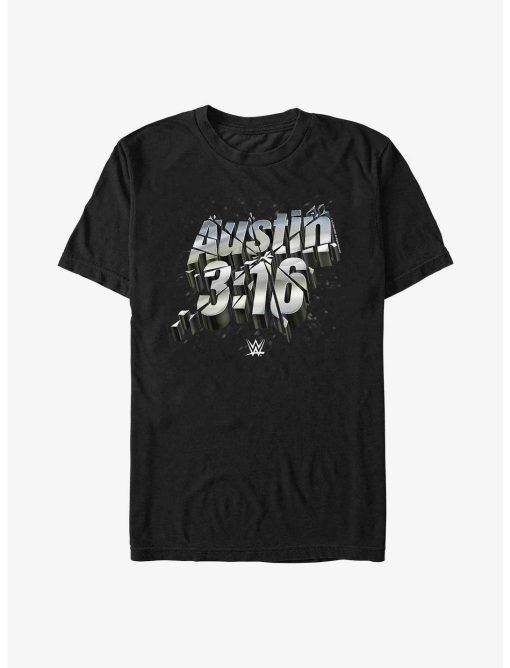 WWE Stone Cold Steve Austin 3:16 Shattered Logo T-Shirt