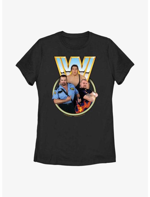 WWE Andre The Giant, Big Boss Man & Bam Bam Bigelow Womens T-Shirt