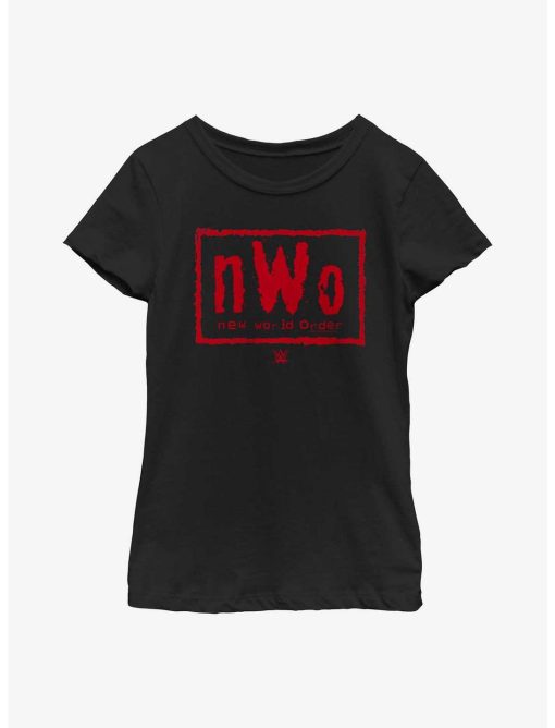WWE nWo New World Order Logo Youth Girls T-Shirt