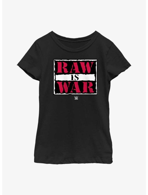 WWE Raw Is War Logo Youth Girls T-Shirt