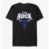 WWE The Rock Lightning Bull Skull Logo T-Shirt