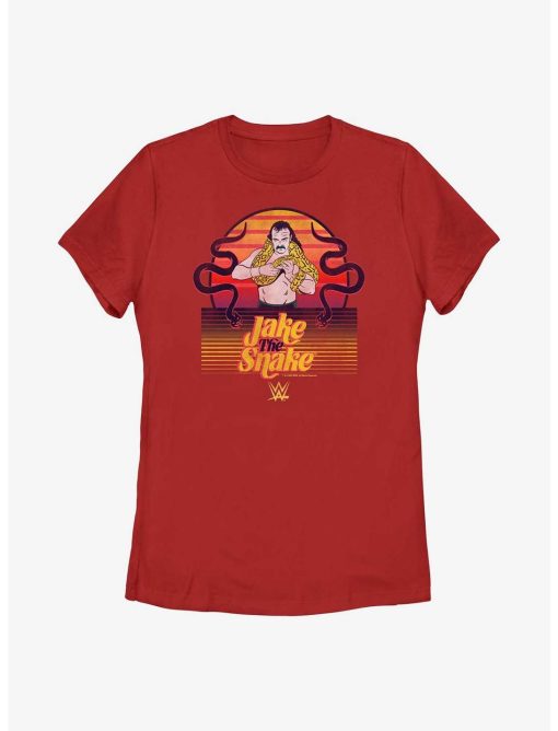 WWE Jake The Snake Sunset Womens T-Shirt
