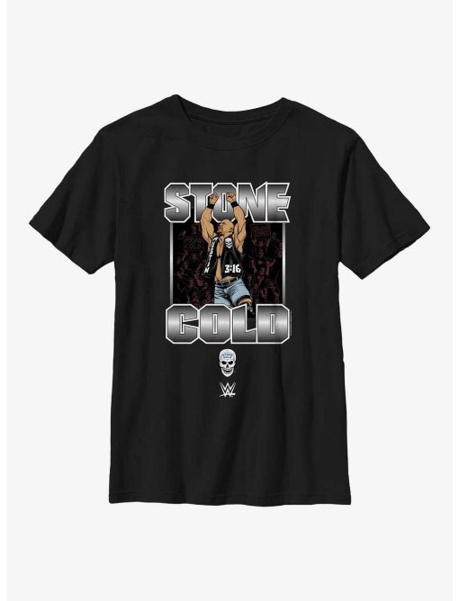 WWE Stone Cold Steve Austin Crowd Youth T-Shirt