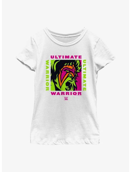 WWE Ultimate Warrior Neon Face Youth Girls T-Shirt