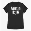WWE Stone Cold Steve Austin 3:16 Shattered Logo Womens T-Shirt
