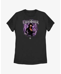 WWE The Undertaker Lightning Storm Womens T-Shirt