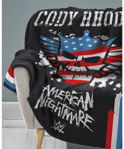 WWE Cody Rhodes Raschel Throw Blanket