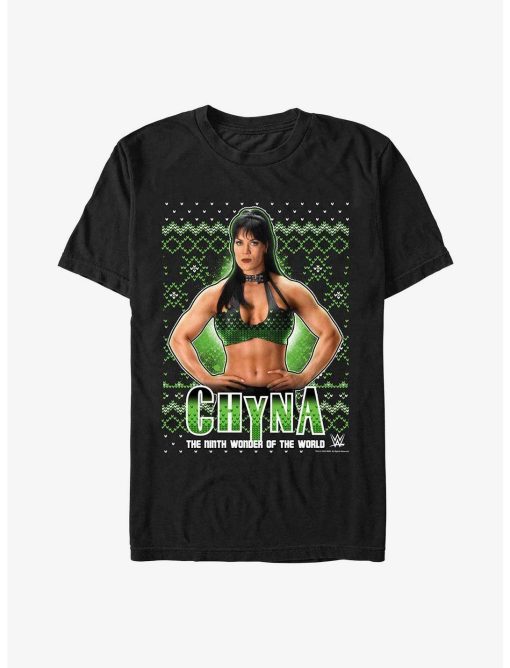 WWE Chyna Ninth Wonder Ugly Christmas T-Shirt