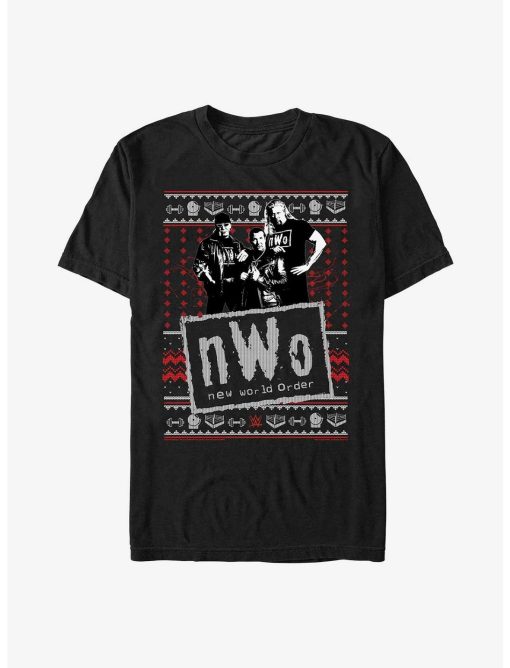 WWE New World Order Ugly Christmas T-Shirt