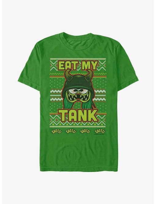 WWE Shotzi Blackheart Eat My Tank Ugly Christmas T-Shirt