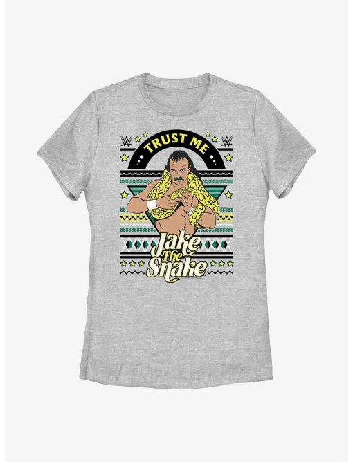 WWE Jake The Snake Ugly Christmas Womens T-Shirt
