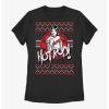 WWE The Undertaker Ugly Christmas Womens T-Shirt