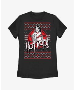 WWE Rowdy Roddy Piper Ugly Christmas Womens T-Shirt