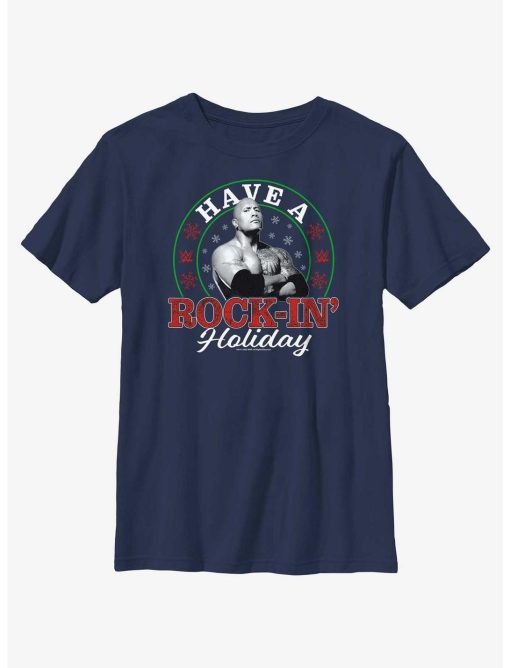 WWE Have A Rock-In' Holiday Youth T-Shirt