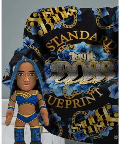 WWE Sasha Banks Sleep Squad x Plush: Throw Blanket & Plush Bundle