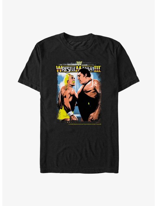 WWE WrestleMania III Hulk Hogan vs Andre The Giant T-Shirt