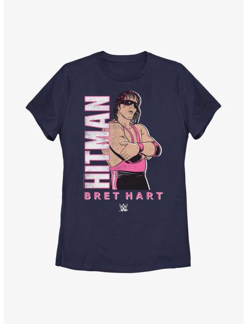 WWE Bret The Hitman Hart Womens T-Shirt