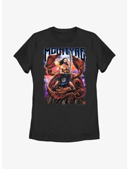WWE Drew McIntyre Scottish Warrior Medieval Metal Poster Womens T-Shirt