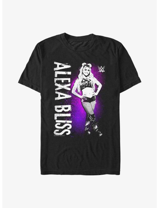 WWE Alexa Bliss Splatter Portrait T-Shirt