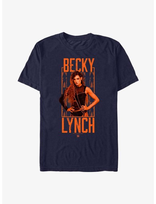 WWE Becky Lynch Portrait Logo T-Shirt