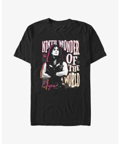 WWE Chyna Ninth Wonder Of The World Text Wrap T-Shirt