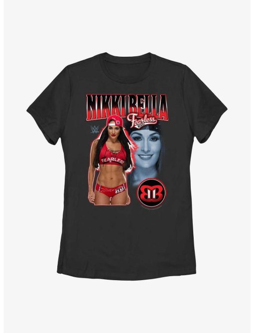 WWE The Bella Twins Nikki Bella Fearless Nikki Poster Womens T-Shirt