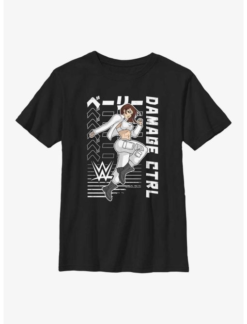 WWE Damage CTRL Bayley Kanji Action Anime Portrait Youth T-Shirt